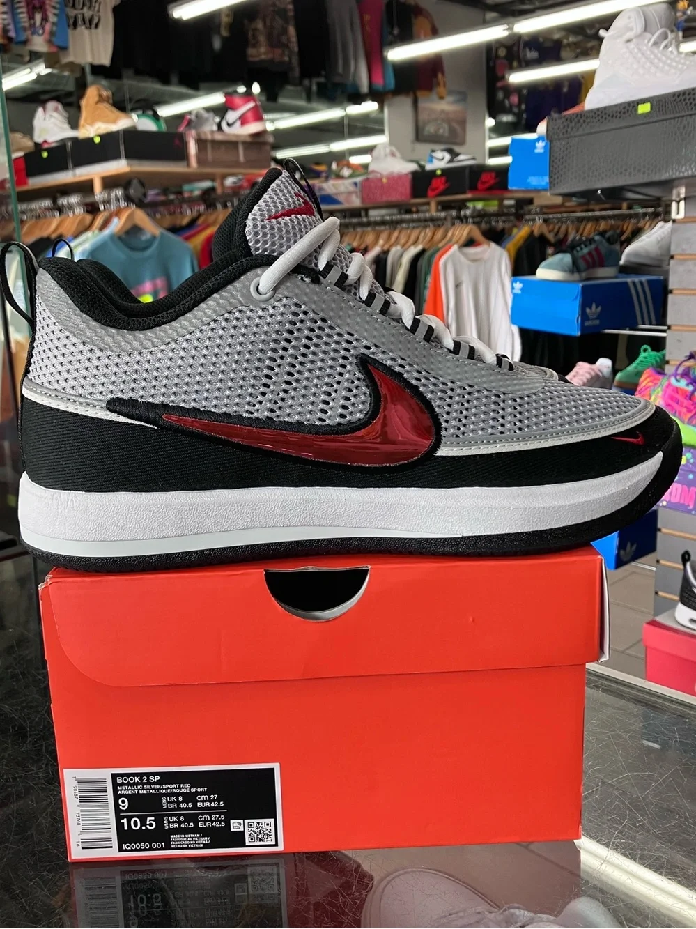Nike Book 2 Spiridon Sport Red Size 9